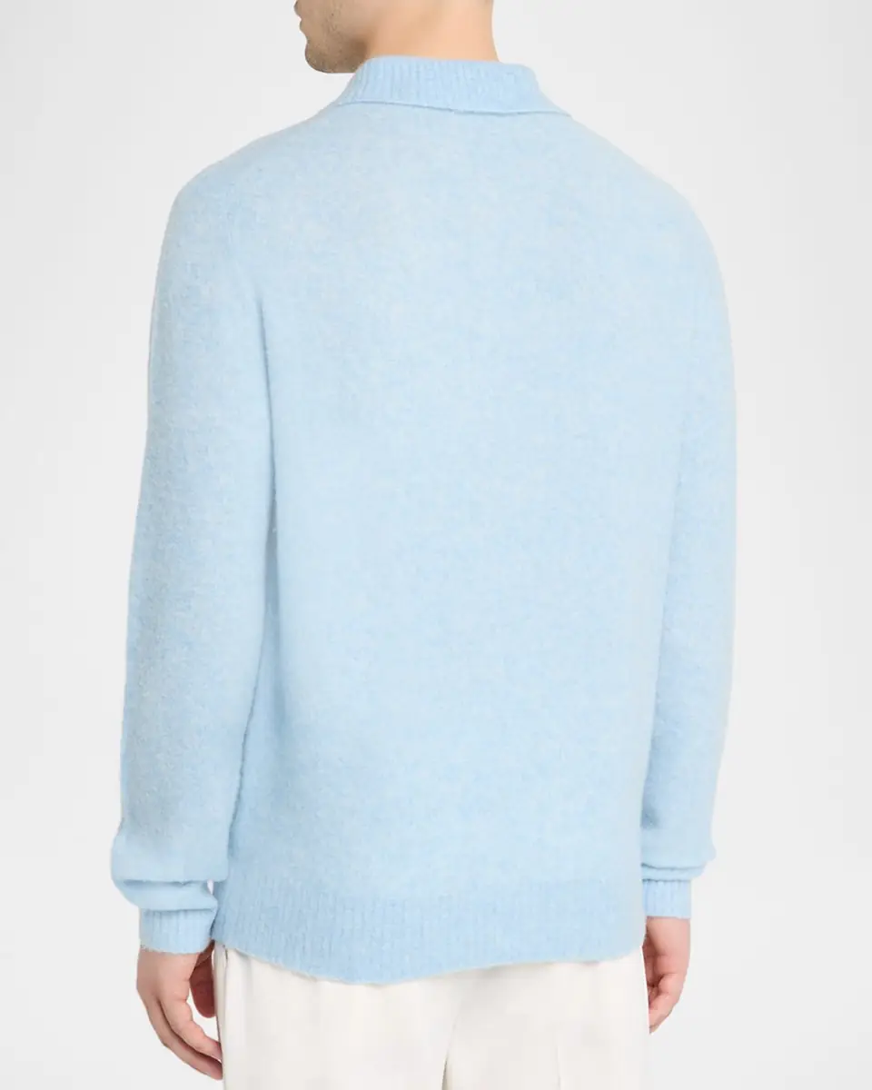 SIMKHAI en's Davis Cashmere-Blend Polo Sweater | Thumbnail 2 SIMKHAI en's Davis Cashmere-Blend Polo Sweater | Thumbnail 2