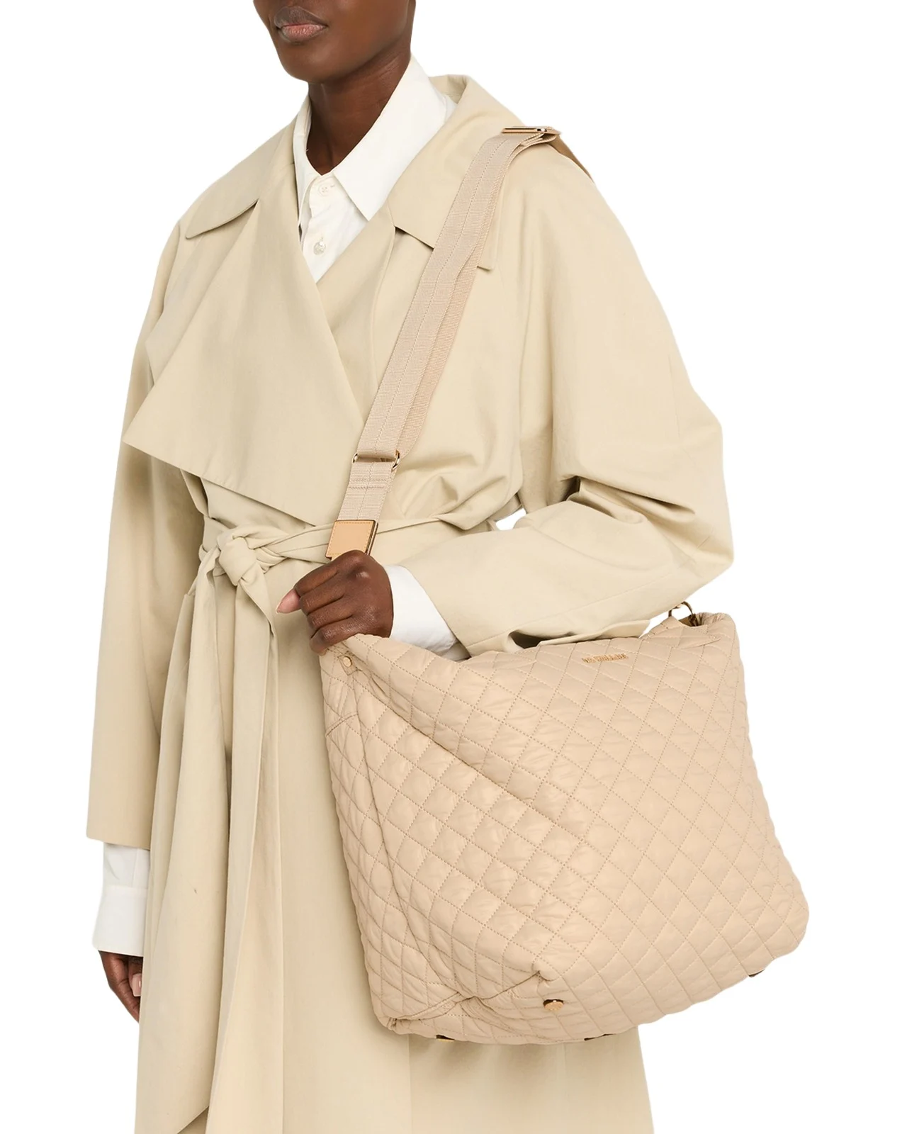 Medium Metro Tote Deluxe Quilted Tote Bag