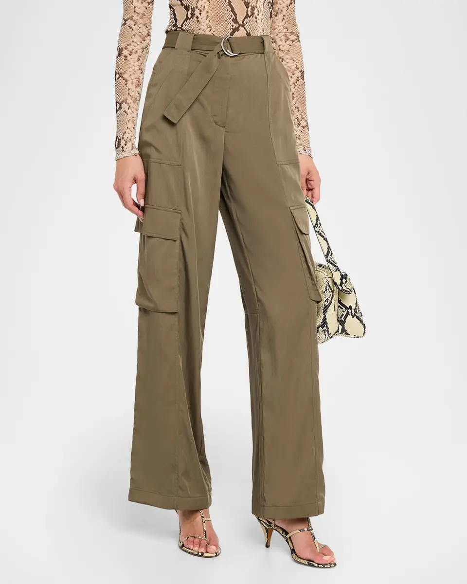 SIMKHAI Ivrie Belted Utility Pants | Thumbnail 3 SIMKHAI Ivrie Belted Utility Pants | Thumbnail 3