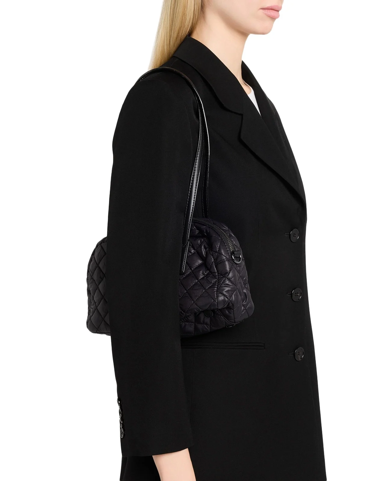 MZ Wallace Small Astor Quilted Satchel