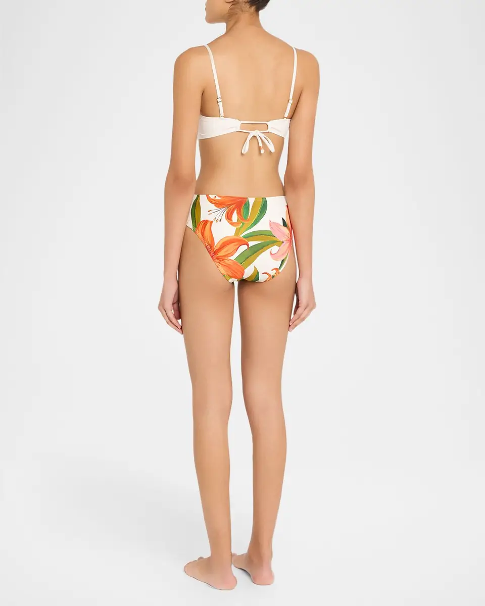 La Blanca Jungle Blossoms Bandeau Bikini Top | Thumbnail 3