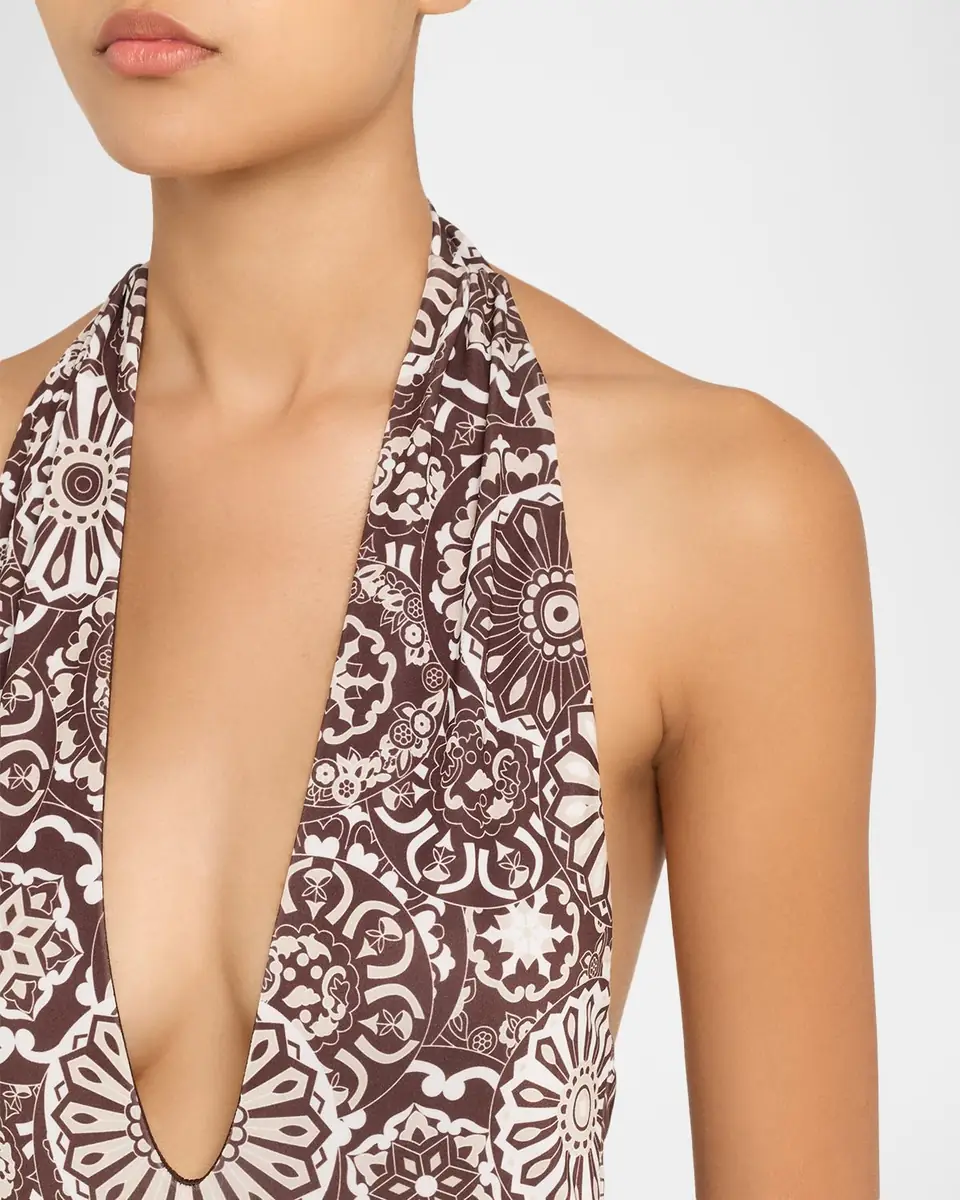 Ramy Brook Kaleidoscope Lorela Halter One-Piece Swimsuit | Thumbnail 3 Ramy Brook Kaleidoscope Lorela Halter One-Piece Swimsuit | Thumbnail 3