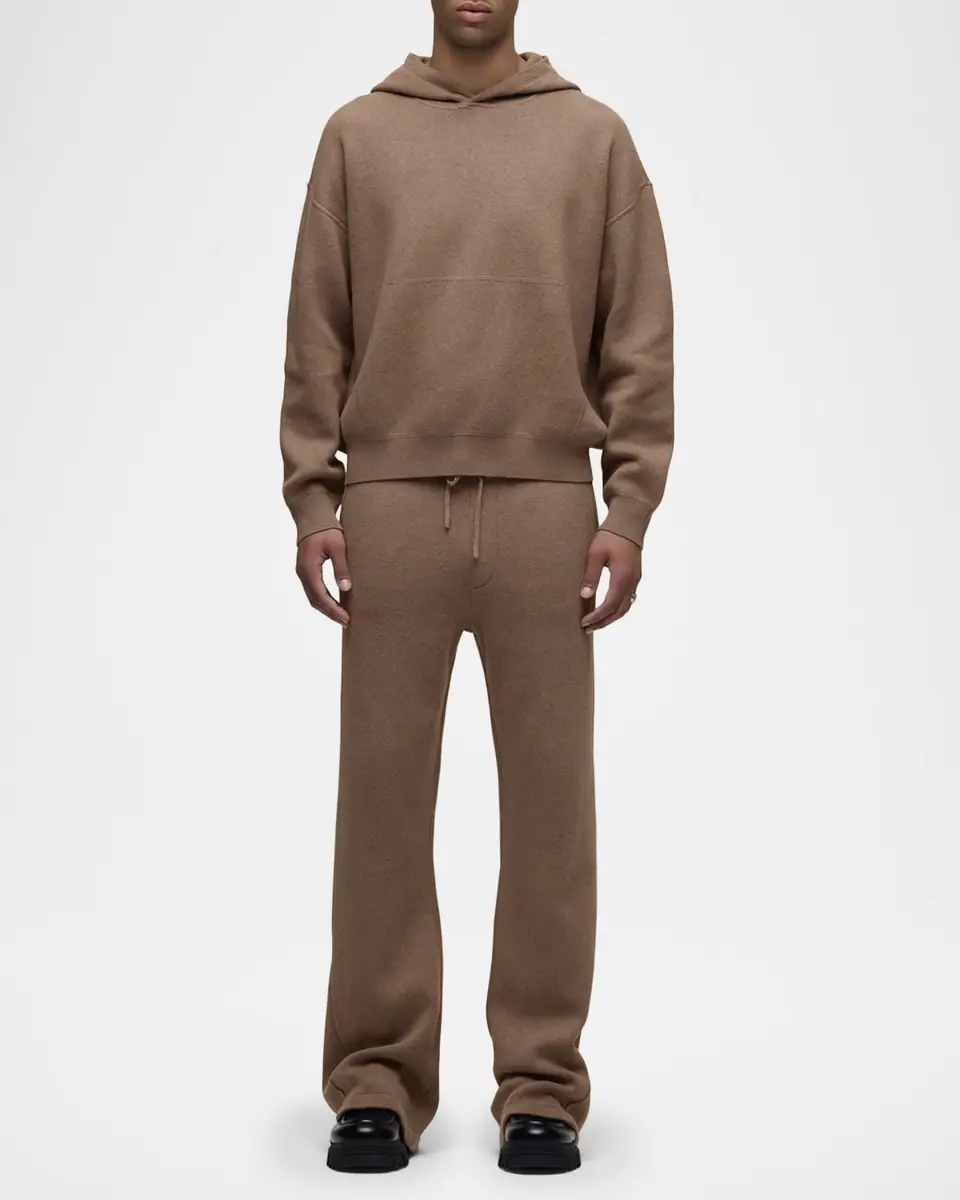 Hudson en's Cotton and Cashmere Double-Knit Hoodie | Thumbnail 2 Hudson en's Cotton and Cashmere Double-Knit Hoodie | Thumbnail 2