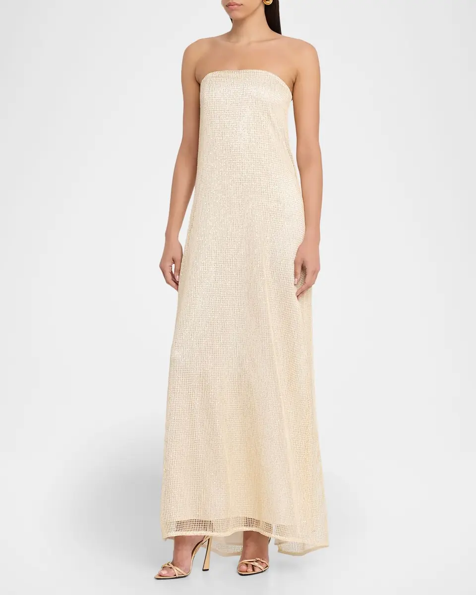 TWP Carolyns Embellished Strapless Gown | Thumbnail 4
