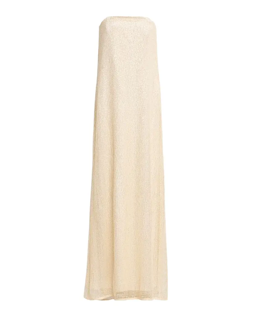 Carolyns Embellished Strapless Gown
