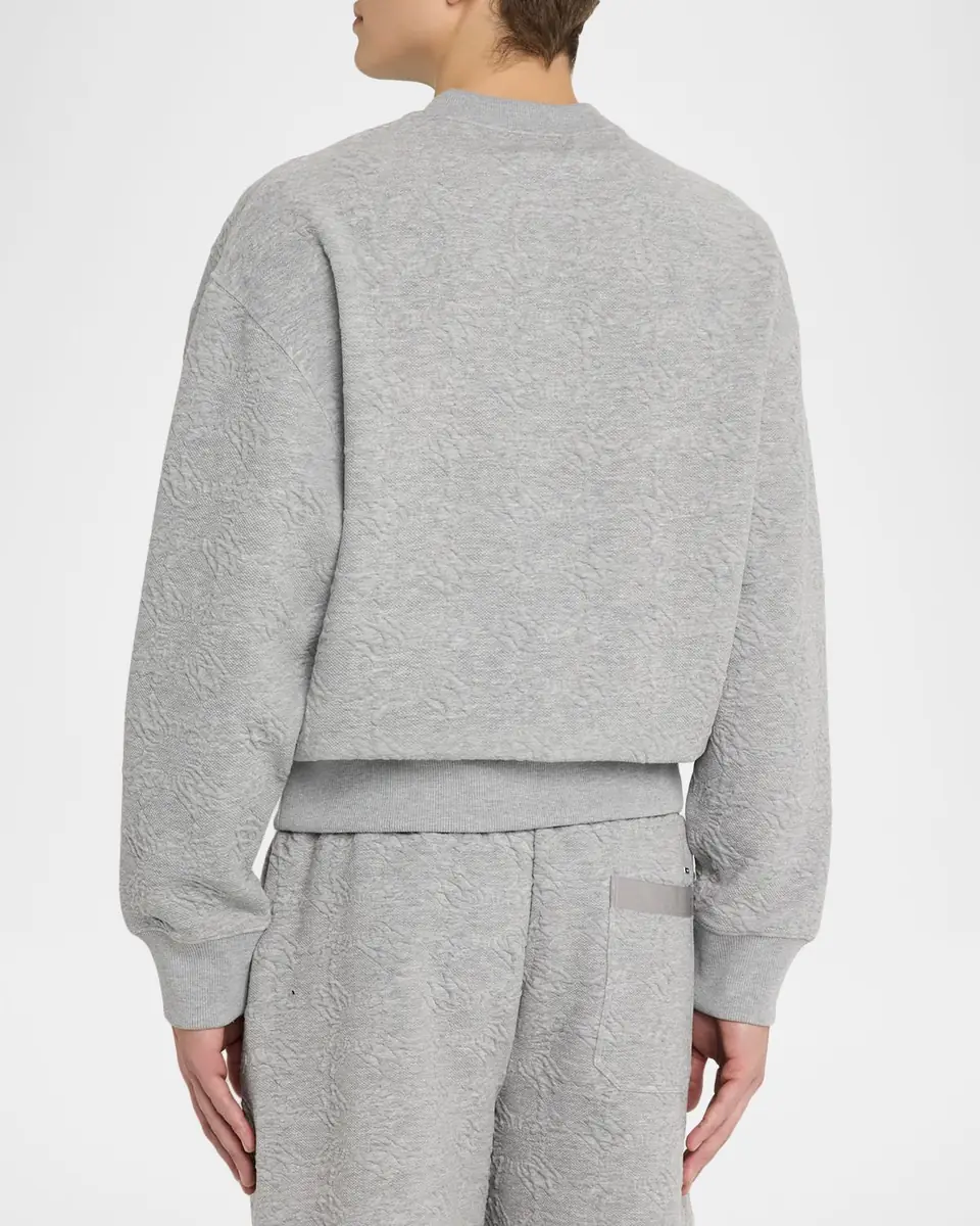 AMIRI Men's MA Quad Jacquard Crewneck Sweatshirt | Thumbnail 2