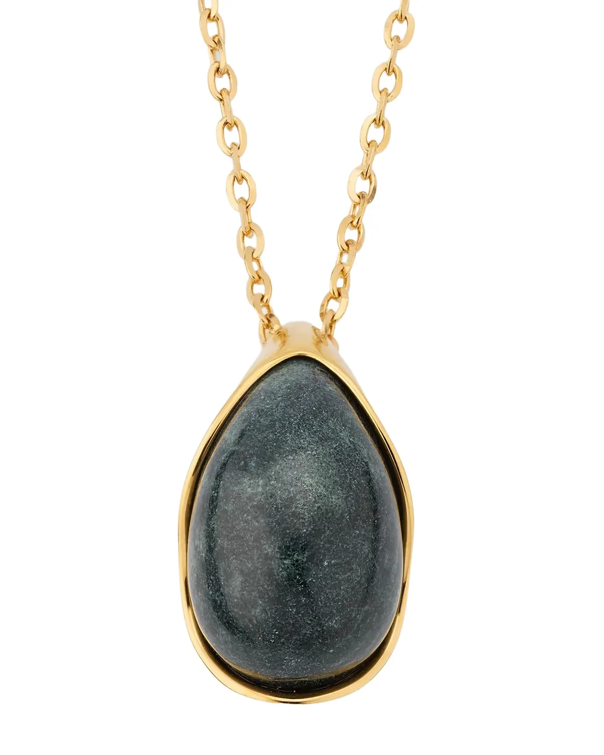 Bottega Veneta Drop Marble Pendant Necklace