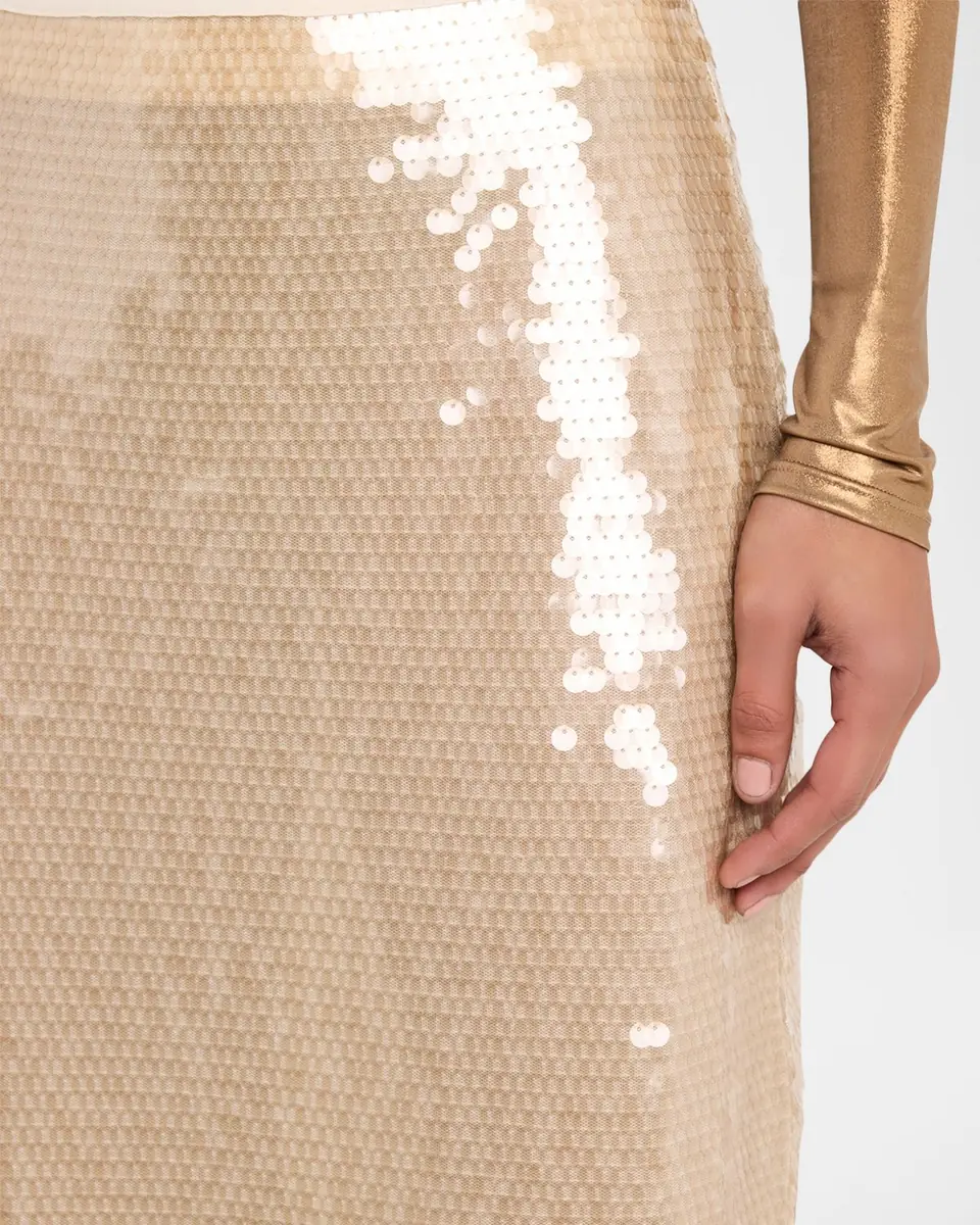 TANYA TAYLOR Kiah Sequined Midi Skirt | Thumbnail 4 TANYA TAYLOR Kiah Sequined Midi Skirt | Thumbnail 4