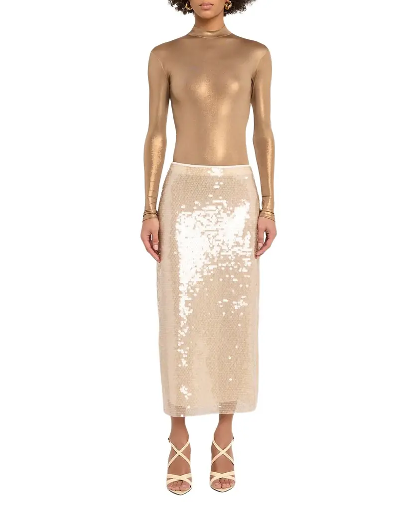 Tanya Taylor Kiah Sequined Midi Skirt | Image 1 Tanya Taylor Kiah Sequined Midi Skirt | Image 1