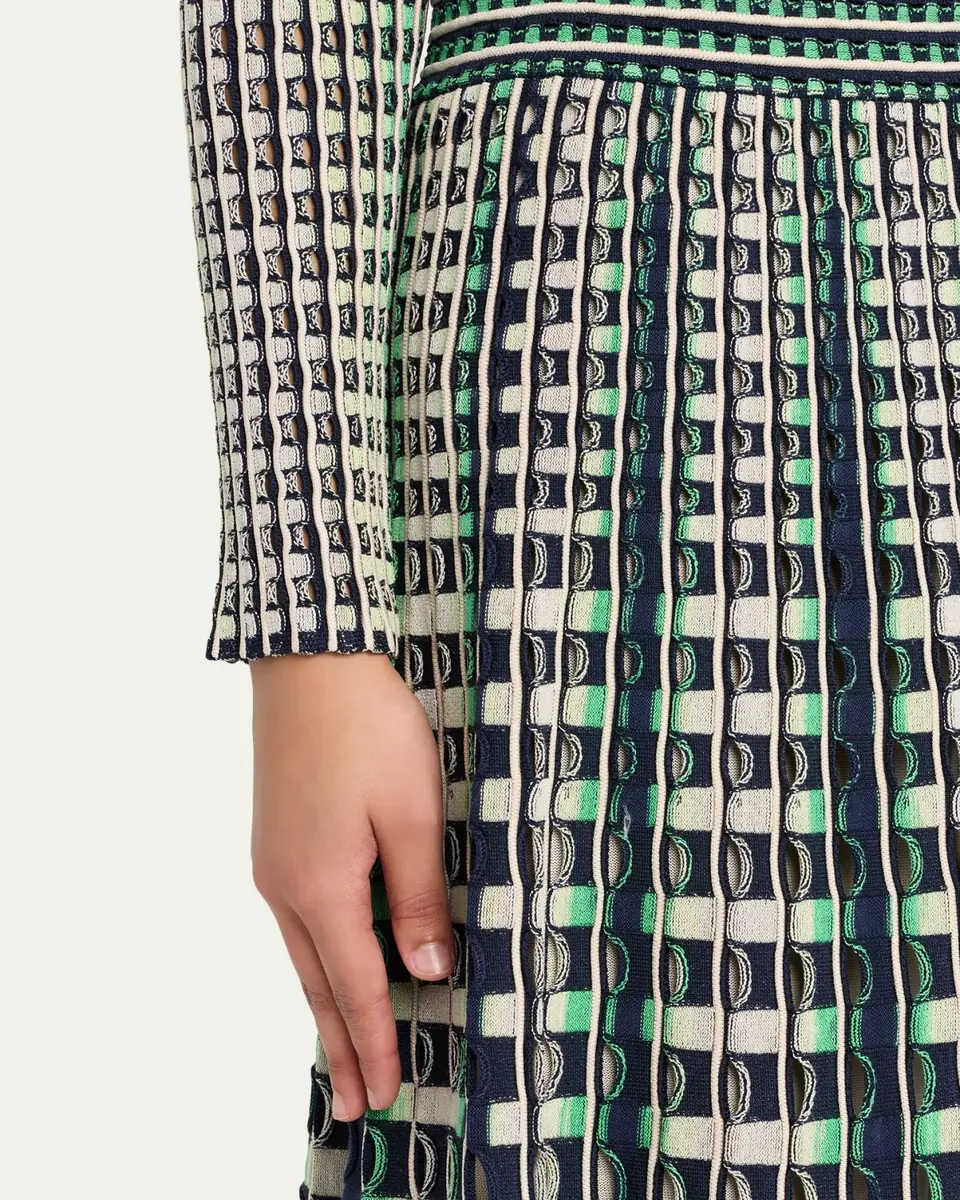 SIMKHAI Drue Openwork Midi Skirt | Thumbnail 5 SIMKHAI Drue Openwork Midi Skirt | Thumbnail 5