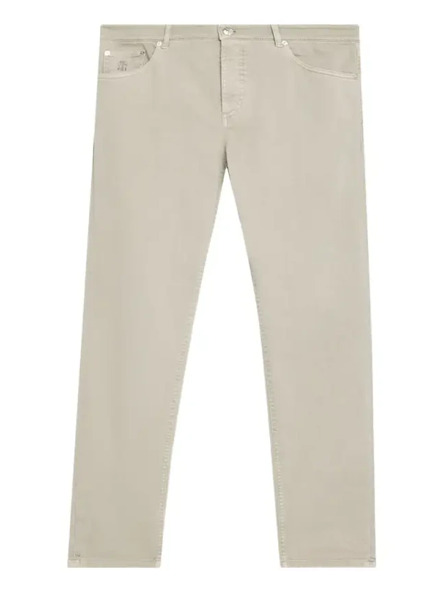 Men's Garment-Dyed Cotton Five-Pocket Pants Men's Garment-Dyed Cotton Five-Pocket Pants