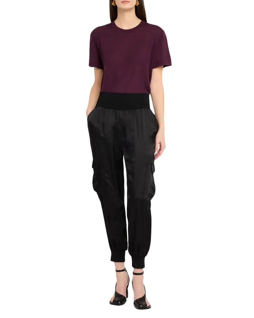 Co Fine Cashmere Knit Short-Sleeve Shirt | Image 1 Co Fine Cashmere Knit Short-Sleeve Shirt | Image 1