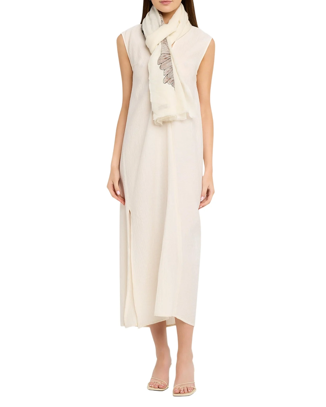 Bold Petals Cashmere Scarf