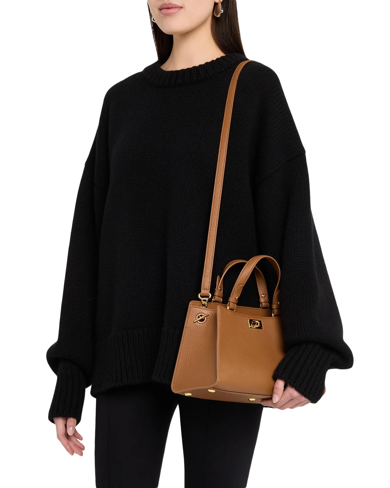 Trocadero Mini Leather Shoulder Bag