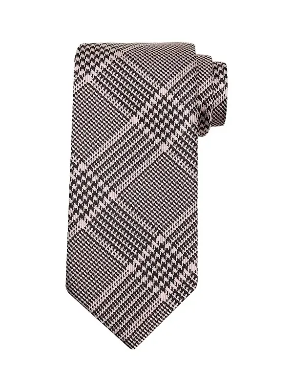Men's Prince of Wales Grid Check Silk Tie Men's Prince of Wales Grid Check Silk Tie
