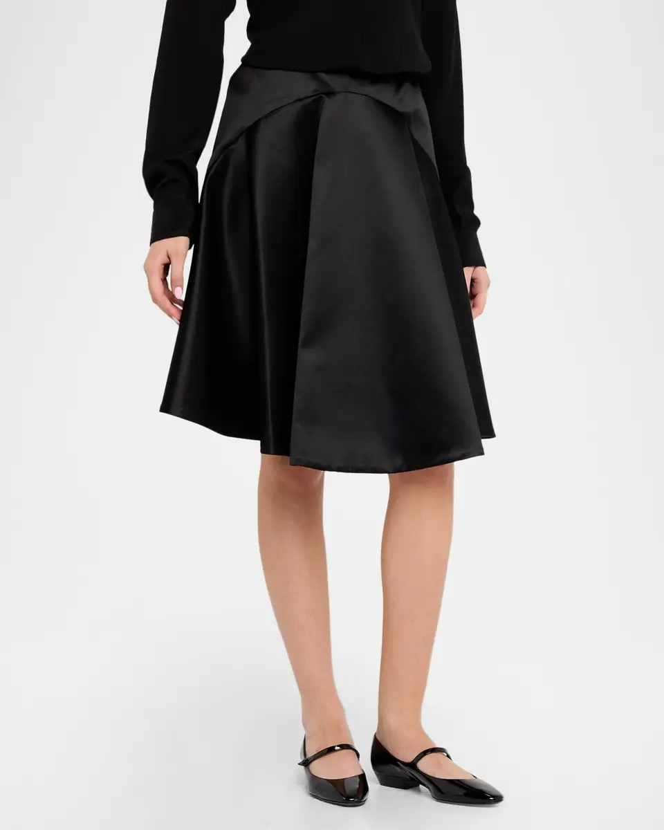 JW Anderson Tipped Hem Satin Skirt | Thumbnail 3