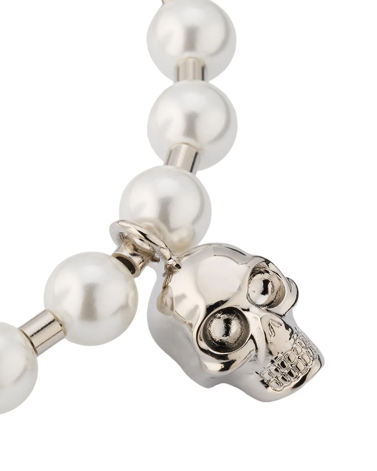 Skull and Pearly Chain Charm Skull and Pearly Chain Charm