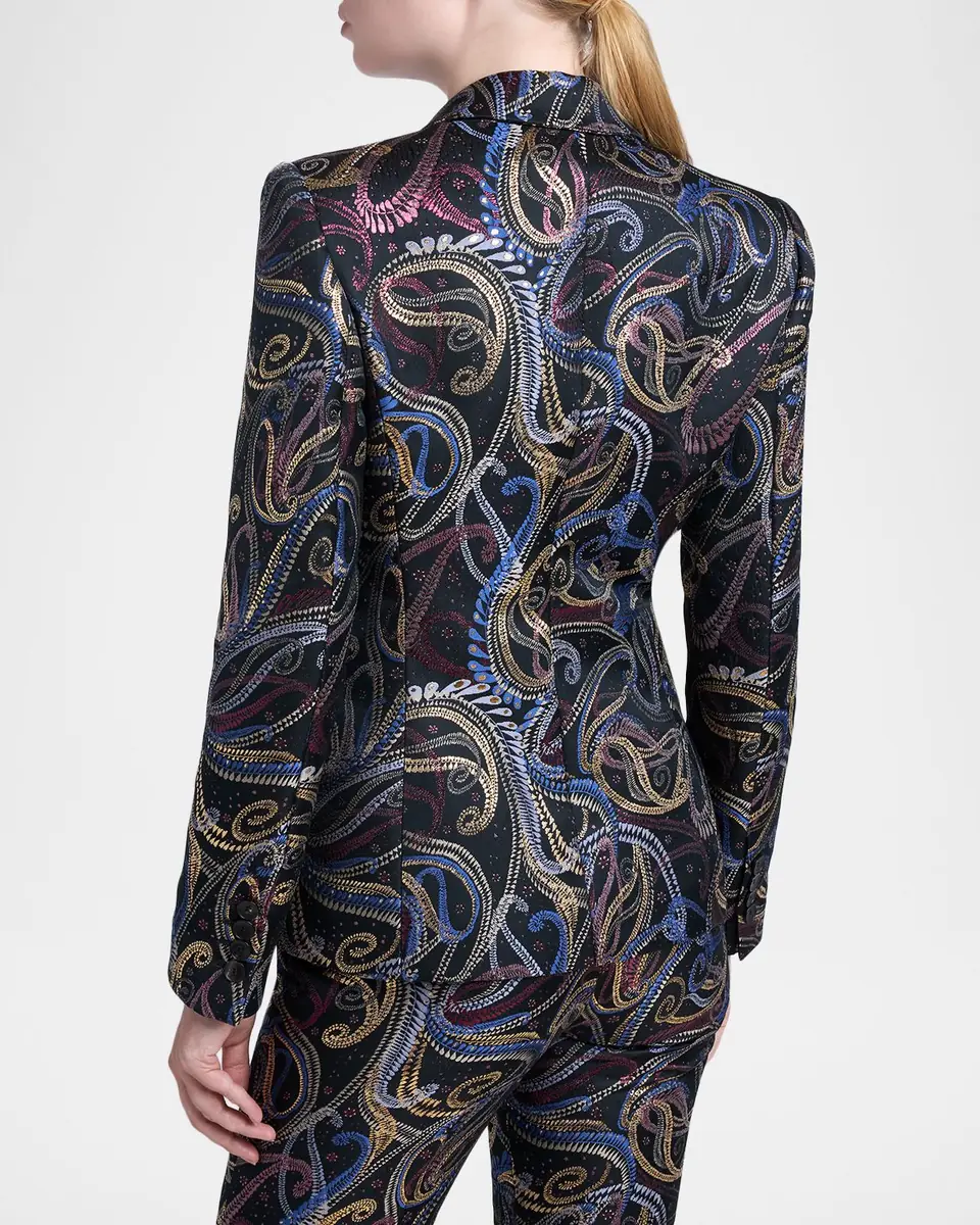 Etro Paisley Jacquard Single-Breasted Blazer | Thumbnail 3 Etro Paisley Jacquard Single-Breasted Blazer | Thumbnail 3