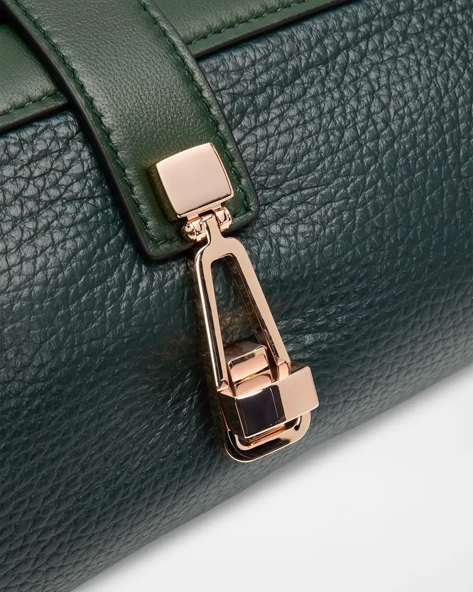 Gabriela Hearst Paola Grained Leather Baguette Clutch Bag | Thumbnail 5 Gabriela Hearst Paola Grained Leather Baguette Clutch Bag | Thumbnail 5