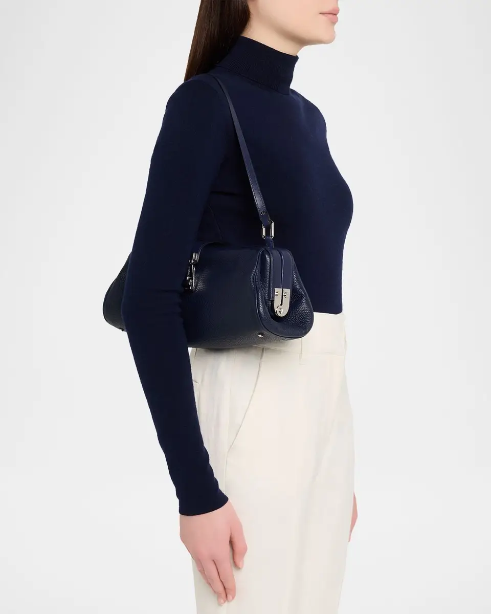 Gabriela Hearst Paola Grained Leather Baguette Clutch Bag | Thumbnail 6 Gabriela Hearst Paola Grained Leather Baguette Clutch Bag | Thumbnail 6