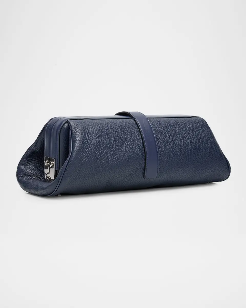 Gabriela Hearst Paola Grained Leather Baguette Clutch Bag | Thumbnail 7 Gabriela Hearst Paola Grained Leather Baguette Clutch Bag | Thumbnail 7