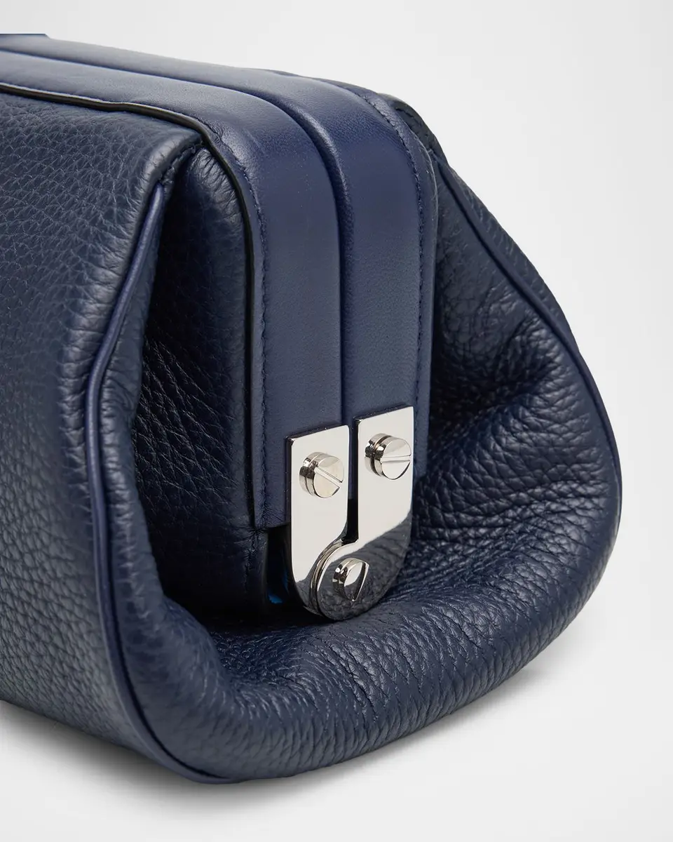 Gabriela Hearst Paola Grained Leather Baguette Clutch Bag | Thumbnail 10 Gabriela Hearst Paola Grained Leather Baguette Clutch Bag | Thumbnail 10