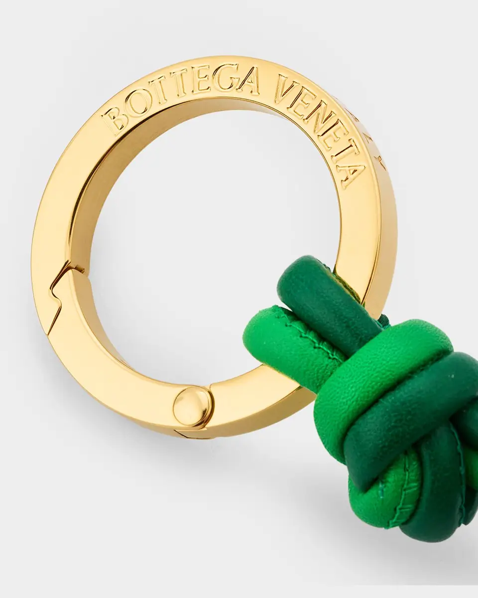 Bottega Veneta Four-Leaf Clover Nappa Leather Bag Charm | Thumbnail 2