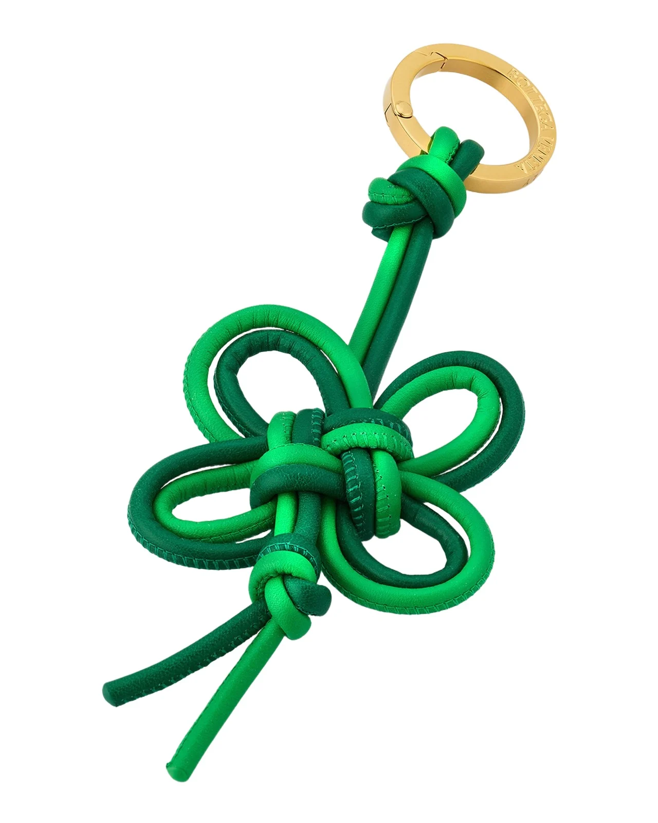 Bottega Veneta Four-Leaf Clover Nappa Leather Bag Charm