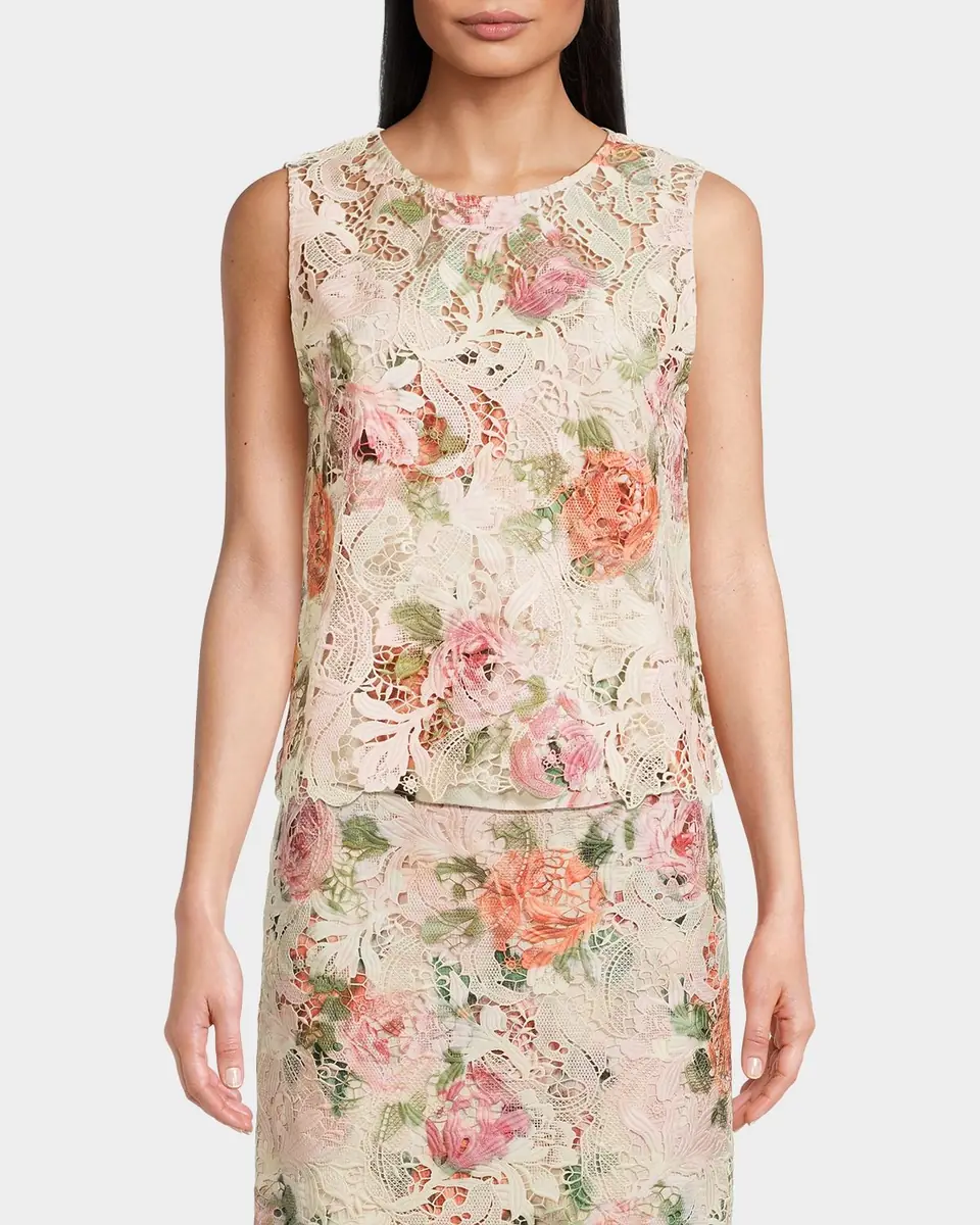 Ungaro Remy Floral Broderie Blouse | Thumbnail 3 Ungaro Remy Floral Broderie Blouse | Thumbnail 3