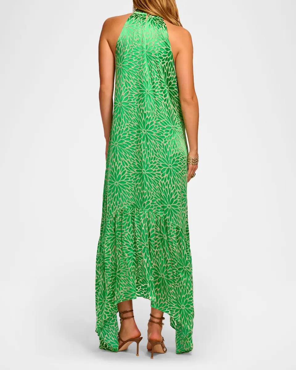 Ramy Brook Nickola Satin Halter Dress | Thumbnail 3 Ramy Brook Nickola Satin Halter Dress | Thumbnail 3
