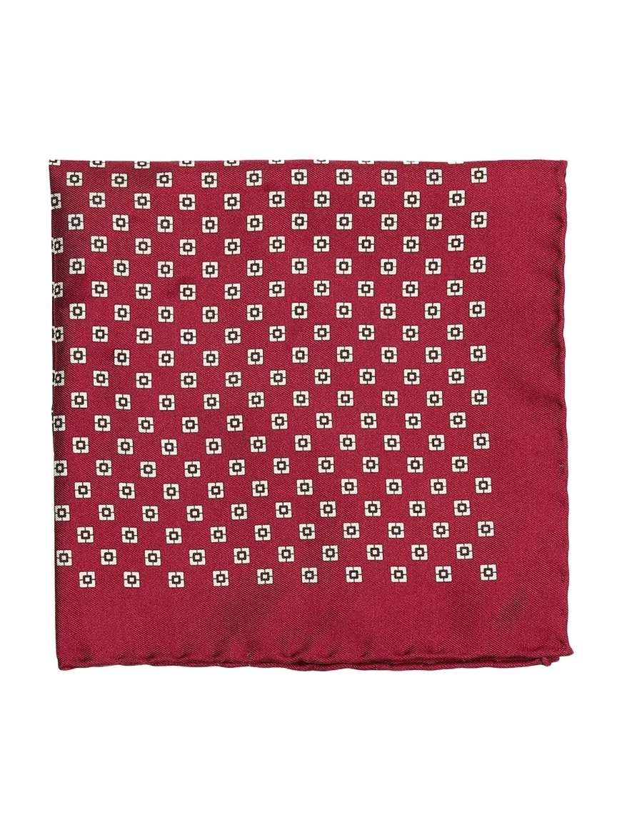 Men's Geometric Silk Pocket Square Men's Geometric Silk Pocket Square