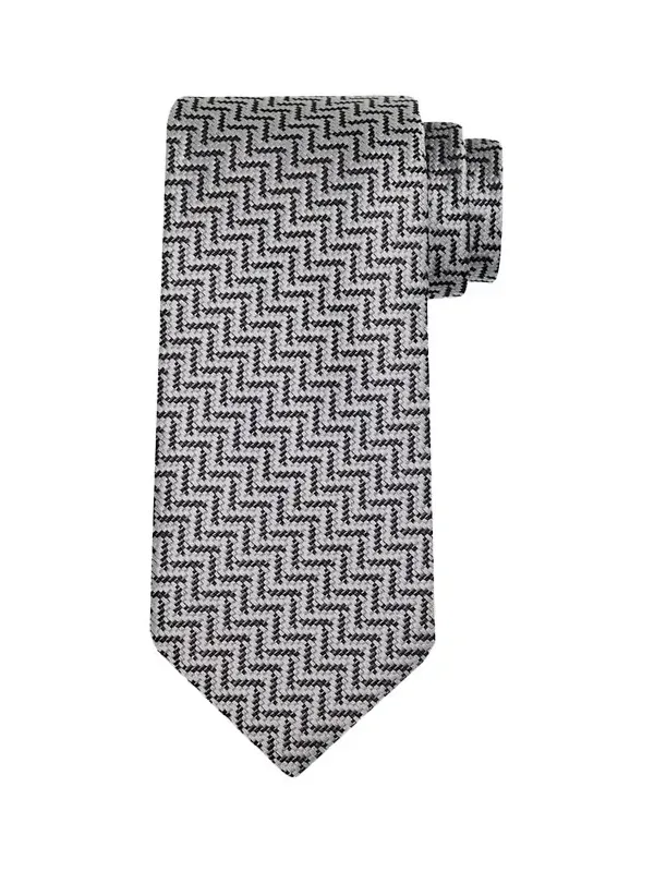 Tom Ford Men's Diagonal Chevron Silk Tie