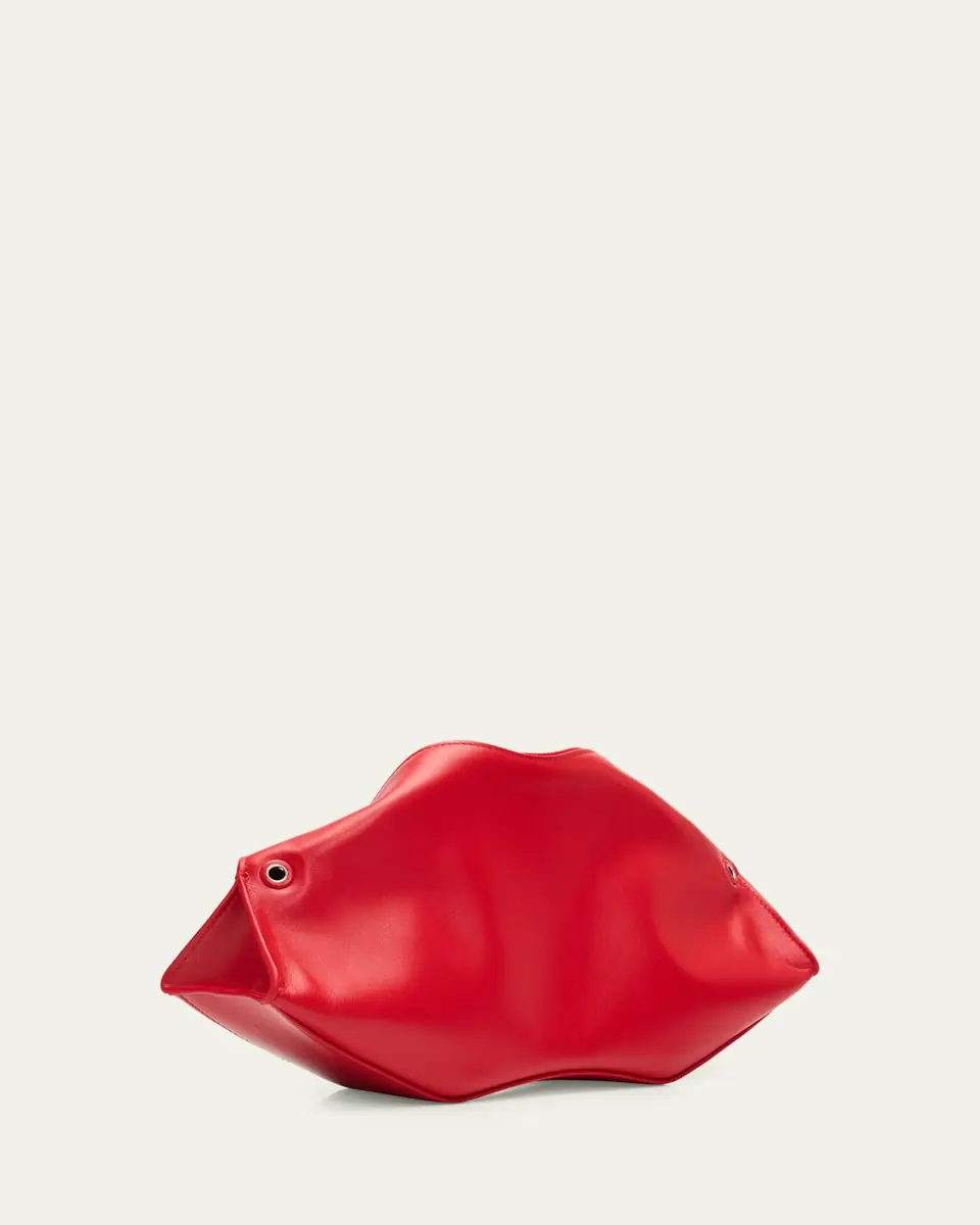 Alexander McQueen Manta Sculptural Smooth Leather Clutch Bag | Thumbnail 3 Alexander McQueen Manta Sculptural Smooth Leather Clutch Bag | Thumbnail 3