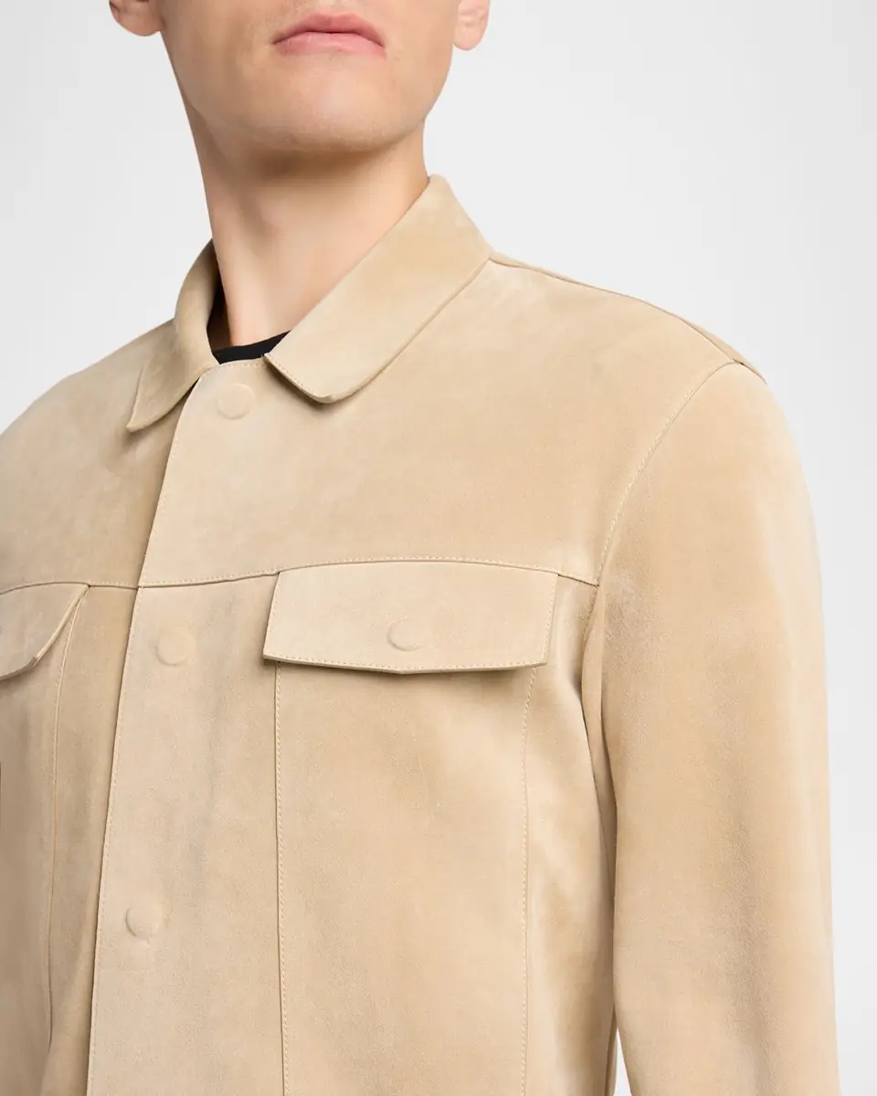 TOM FORD Men's Suede Snap-Front Western Jacket | Thumbnail 13 TOM FORD Men's Suede Snap-Front Western Jacket | Thumbnail 13
