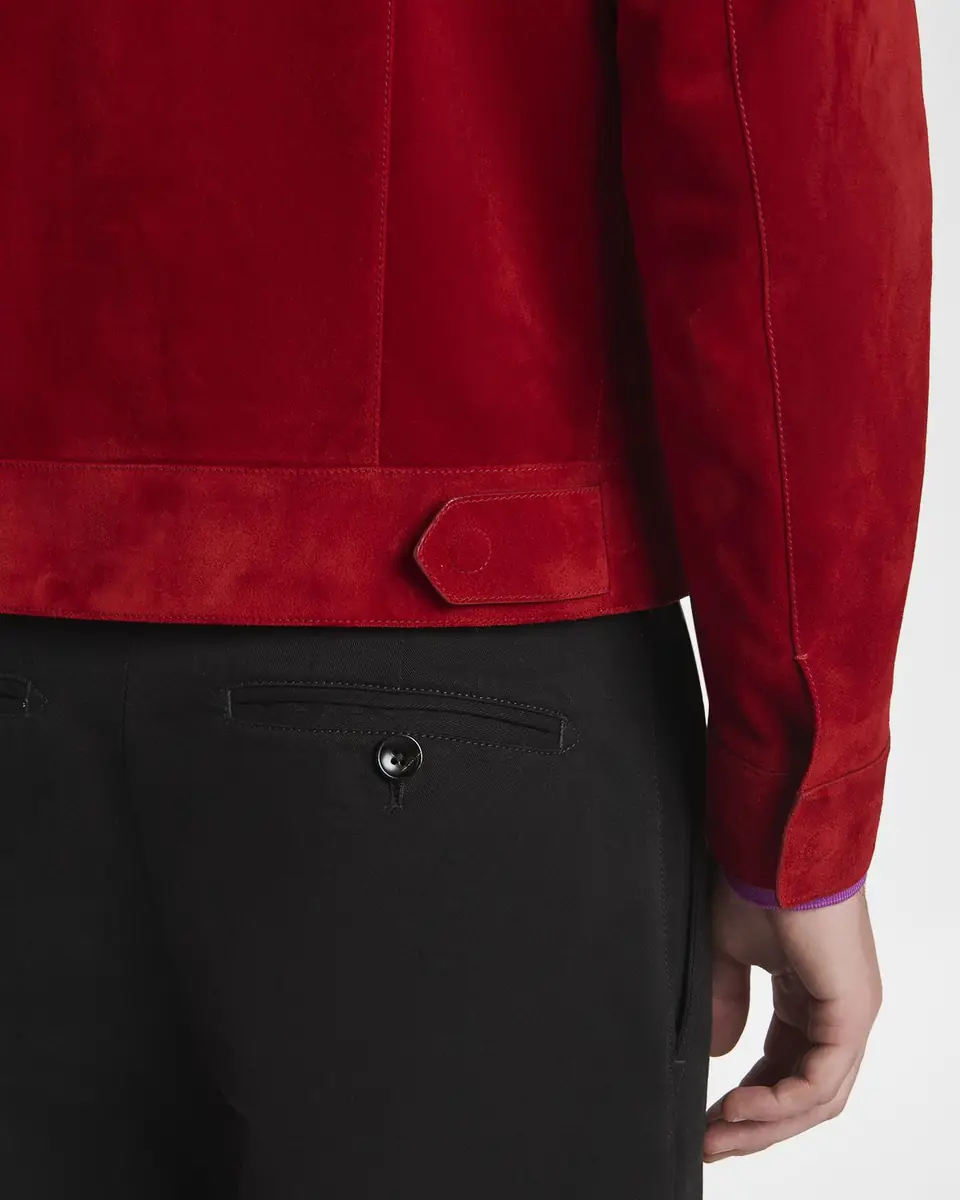 TOM FORD Men's Suede Snap-Front Western Jacket | Thumbnail 9 TOM FORD Men's Suede Snap-Front Western Jacket | Thumbnail 9