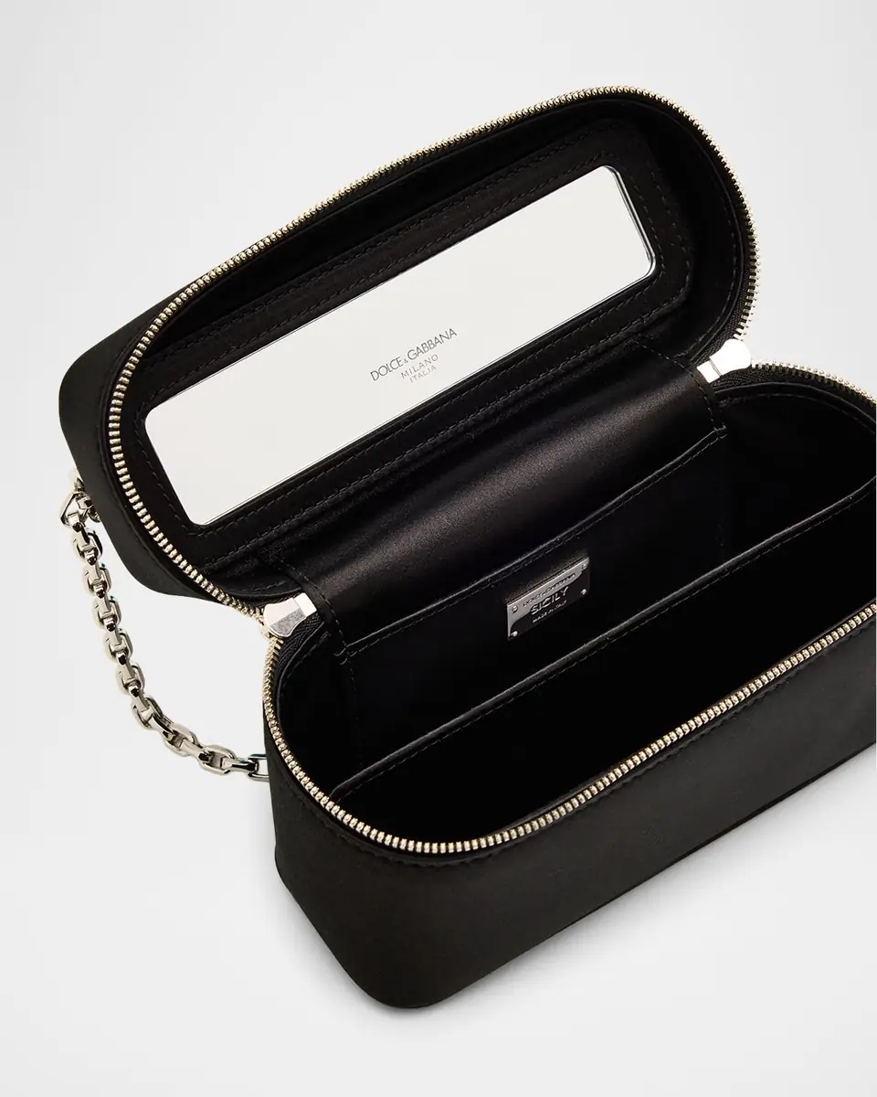 Dolce & Gabbana Charm-Embellished Leather Shoulder Bag | Thumbnail 3