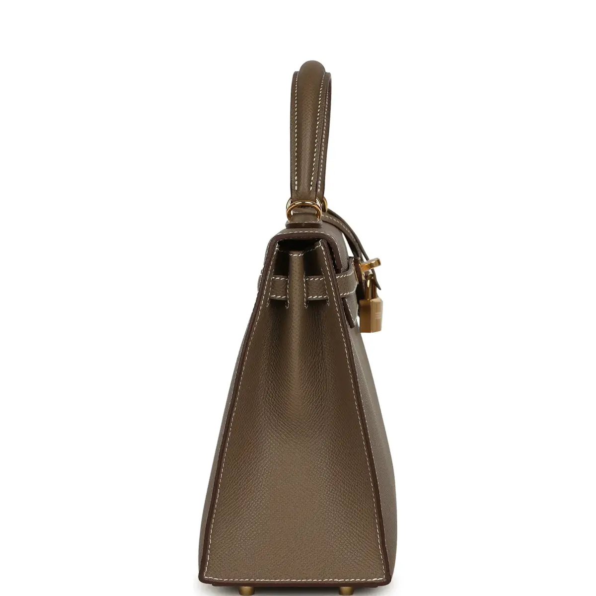 HERMÈS Hermes Kelly Sellier 25 Etoupe Epsom Gold Hardware | Thumbnail 4 HERMÈS Hermes Kelly Sellier 25 Etoupe Epsom Gold Hardware | Thumbnail 4