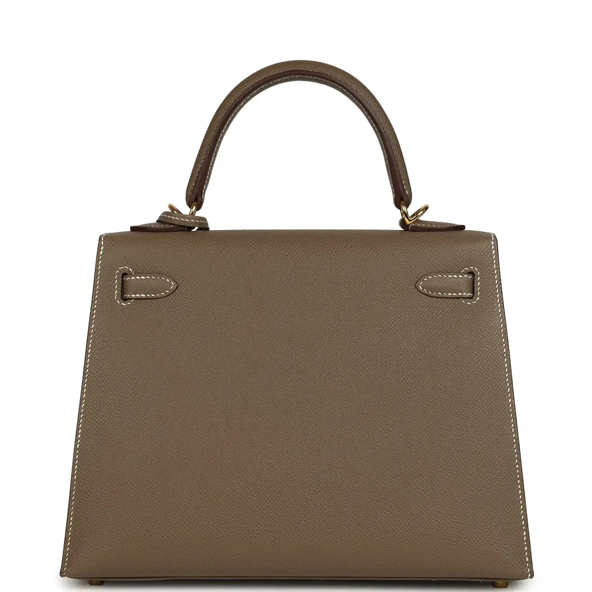 HERMÈS Hermes Kelly Sellier 25 Etoupe Epsom Gold Hardware | Thumbnail 5 HERMÈS Hermes Kelly Sellier 25 Etoupe Epsom Gold Hardware | Thumbnail 5