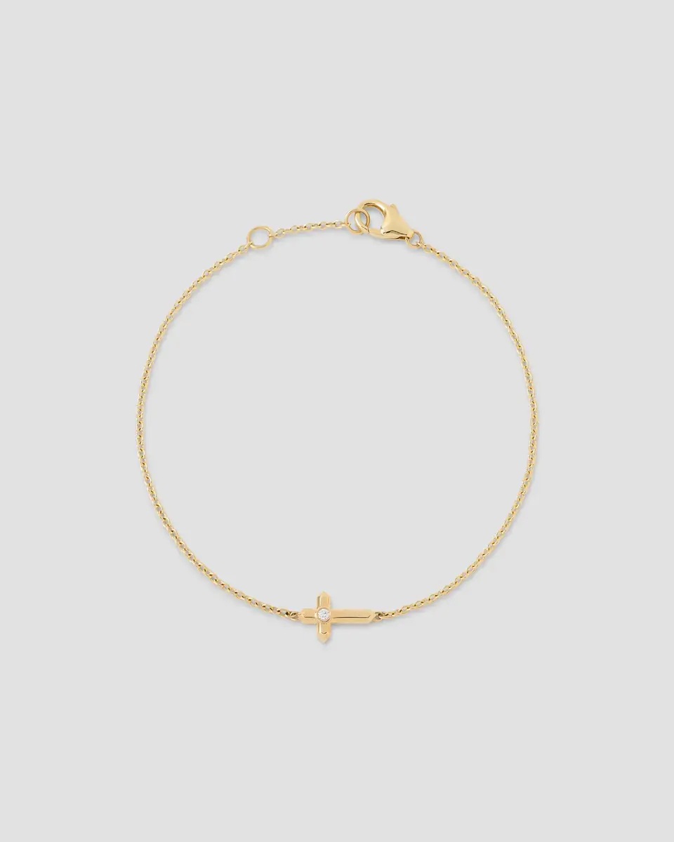 Jennifer Fisher Jennifer Fisher Cross Bracelet 14K White Gold | Thumbnail 2
