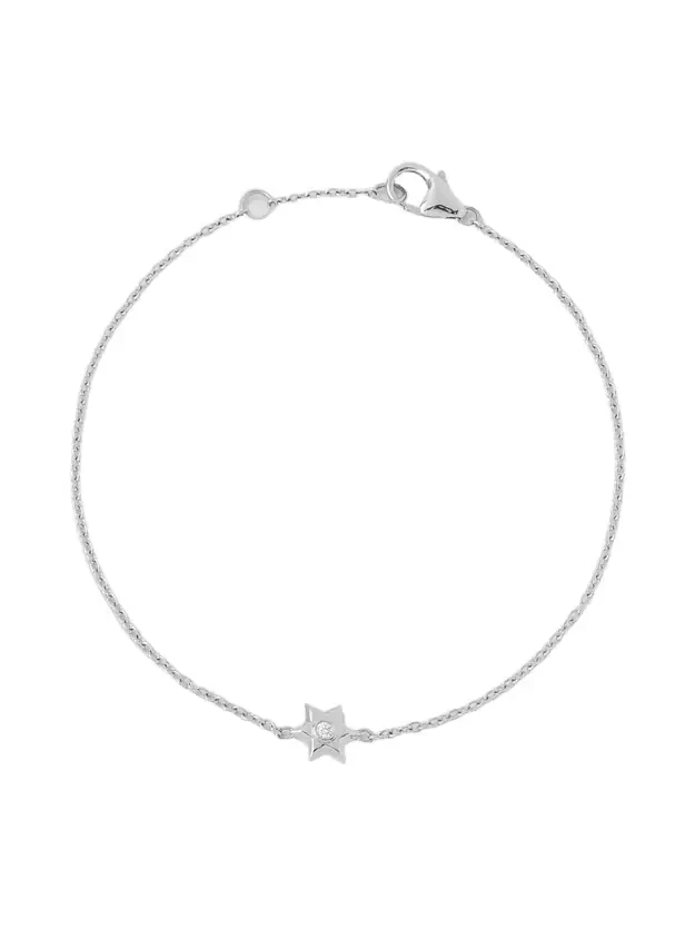 Jennifer Fisher Star Of David Bracelet 14K White Gold Jennifer Fisher Star Of David Bracelet 14K White Gold
