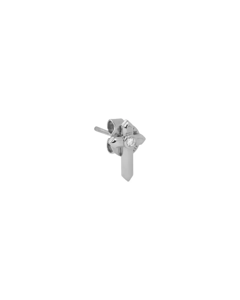 Jennifer Fisher Jennifer Fisher Cross Stud 14K White Gold