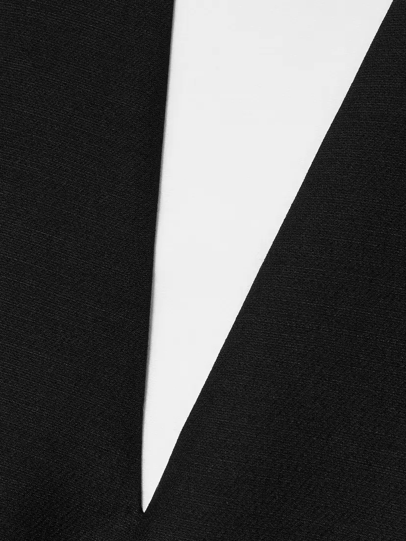 Valentino Garavani Satin-trimmed Wool And Silk-blend Dupioni Mini Dress | Thumbnail 4 Valentino Garavani Satin-trimmed Wool And Silk-blend Dupioni Mini Dress | Thumbnail 4