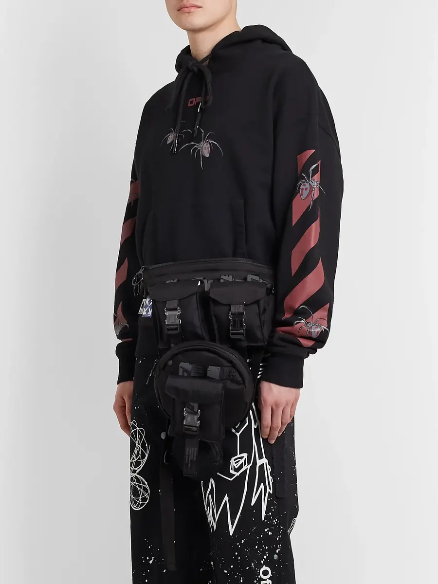 Off-White Convertible Ripstop, Canvas and Mesh Belt Bag - Men | Thumbnail 2 Off-White Convertible Ripstop, Canvas and Mesh Belt Bag - Men | Thumbnail 2