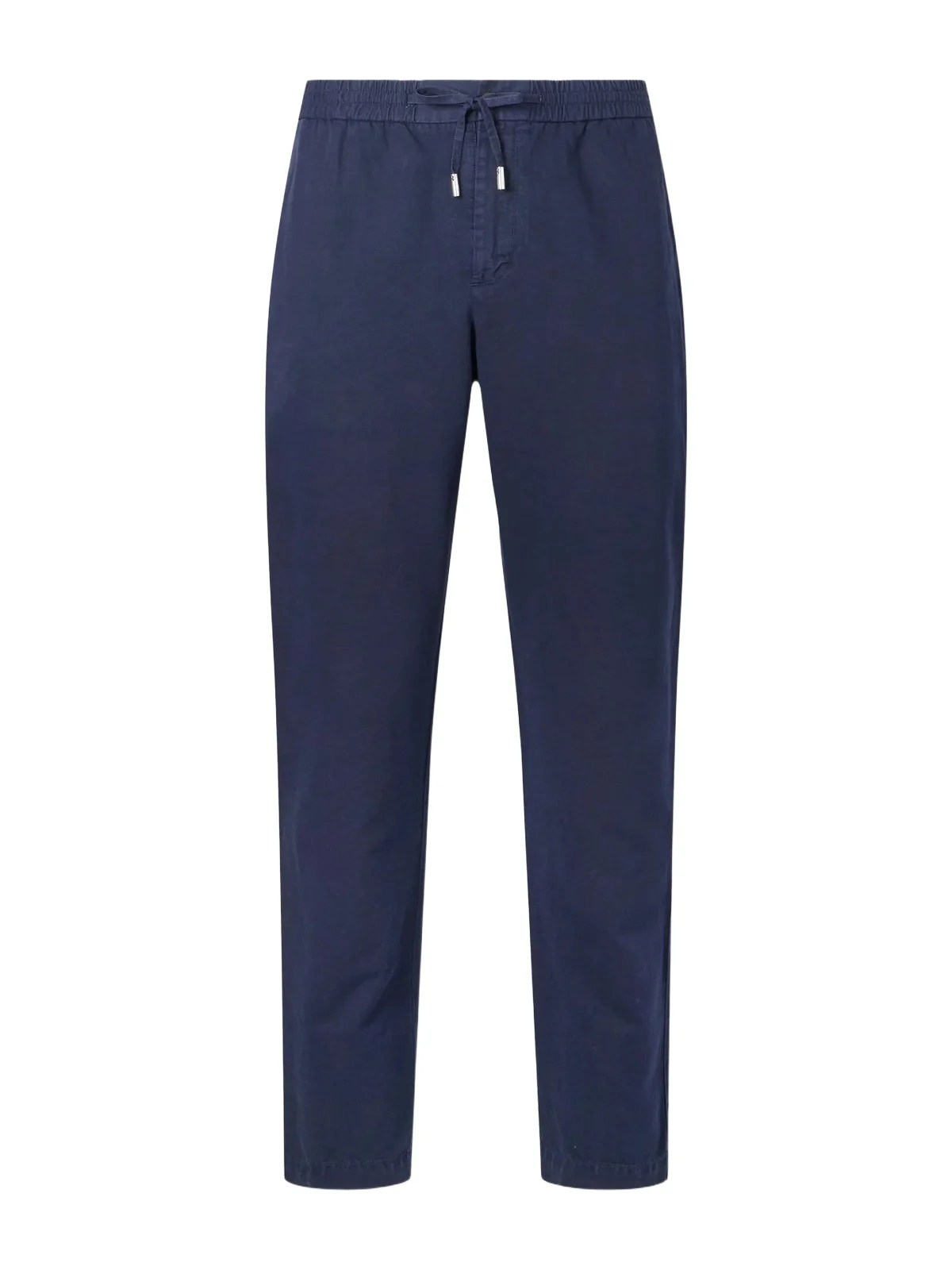 Straight-Leg Cotton and Linen-Blend Twill Drawstring Trousers - Men