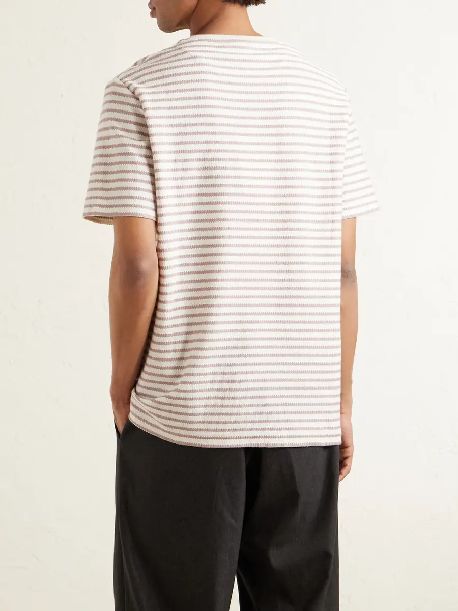 MR P. Striped Ribbed Cotton-Jersey T-Shirt - Men | Thumbnail 4 MR P. Striped Ribbed Cotton-Jersey T-Shirt - Men | Thumbnail 4
