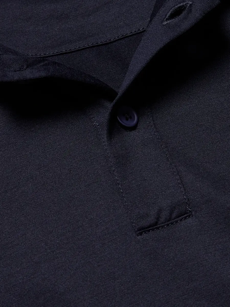 MR P. Silk and Cotton-Blend Polo Shirt - Men | Thumbnail 5