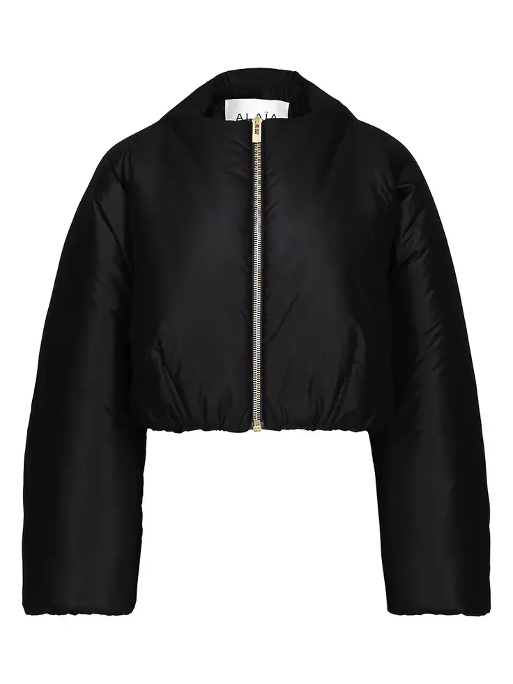 ALAΪA Bomber Plie Jacket