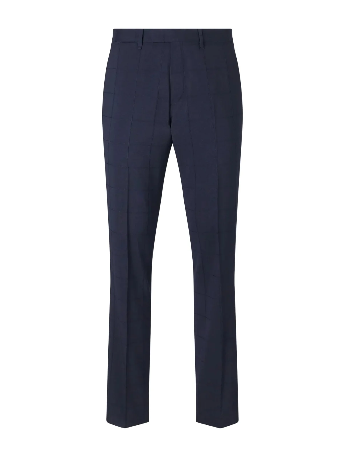 Straight-Leg Checked Wool-Blend Suit Trousers - Men Straight-Leg Checked Wool-Blend Suit Trousers - Men