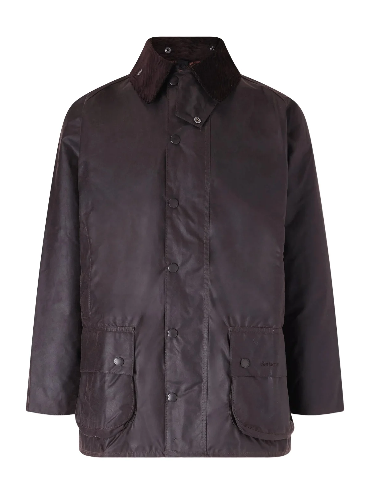 Beaufort Corduroy-Trimmed Waxed-Cotton Jacket - Men Beaufort Corduroy-Trimmed Waxed-Cotton Jacket - Men