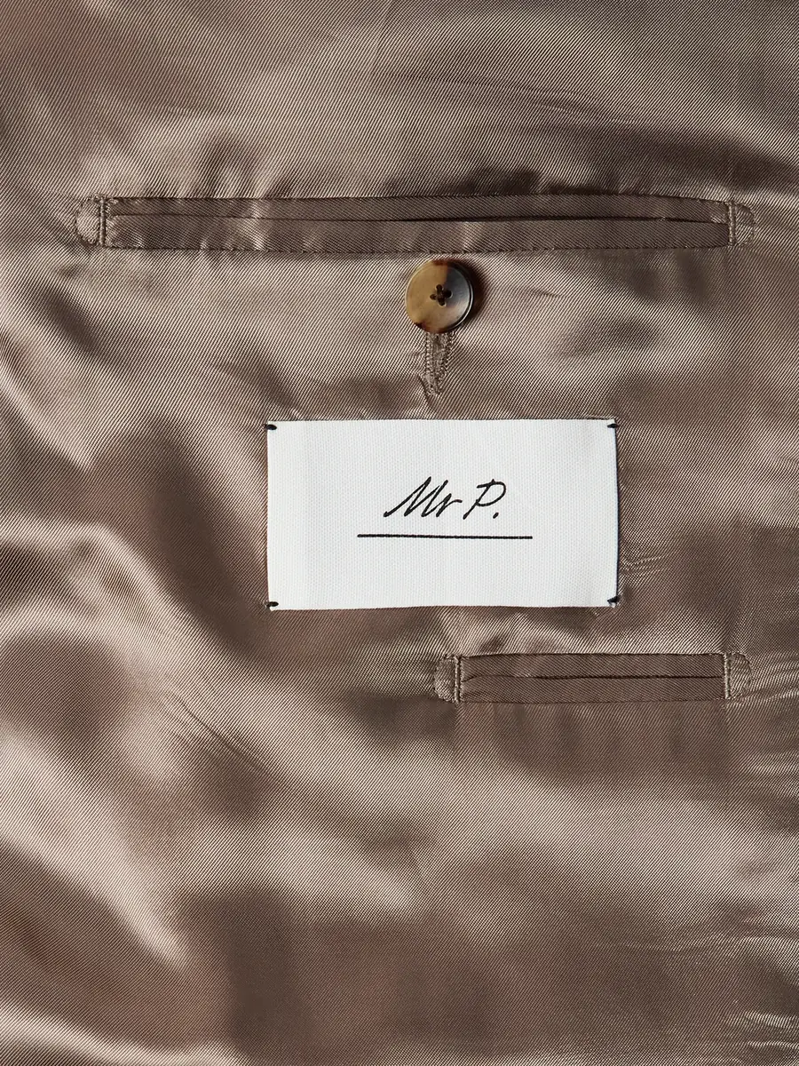 MR P. Striped Linen Suit Jacket - Men | Thumbnail 6 MR P. Striped Linen Suit Jacket - Men | Thumbnail 6